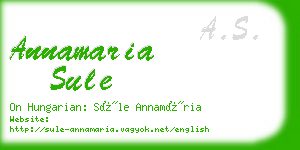 annamaria sule business card